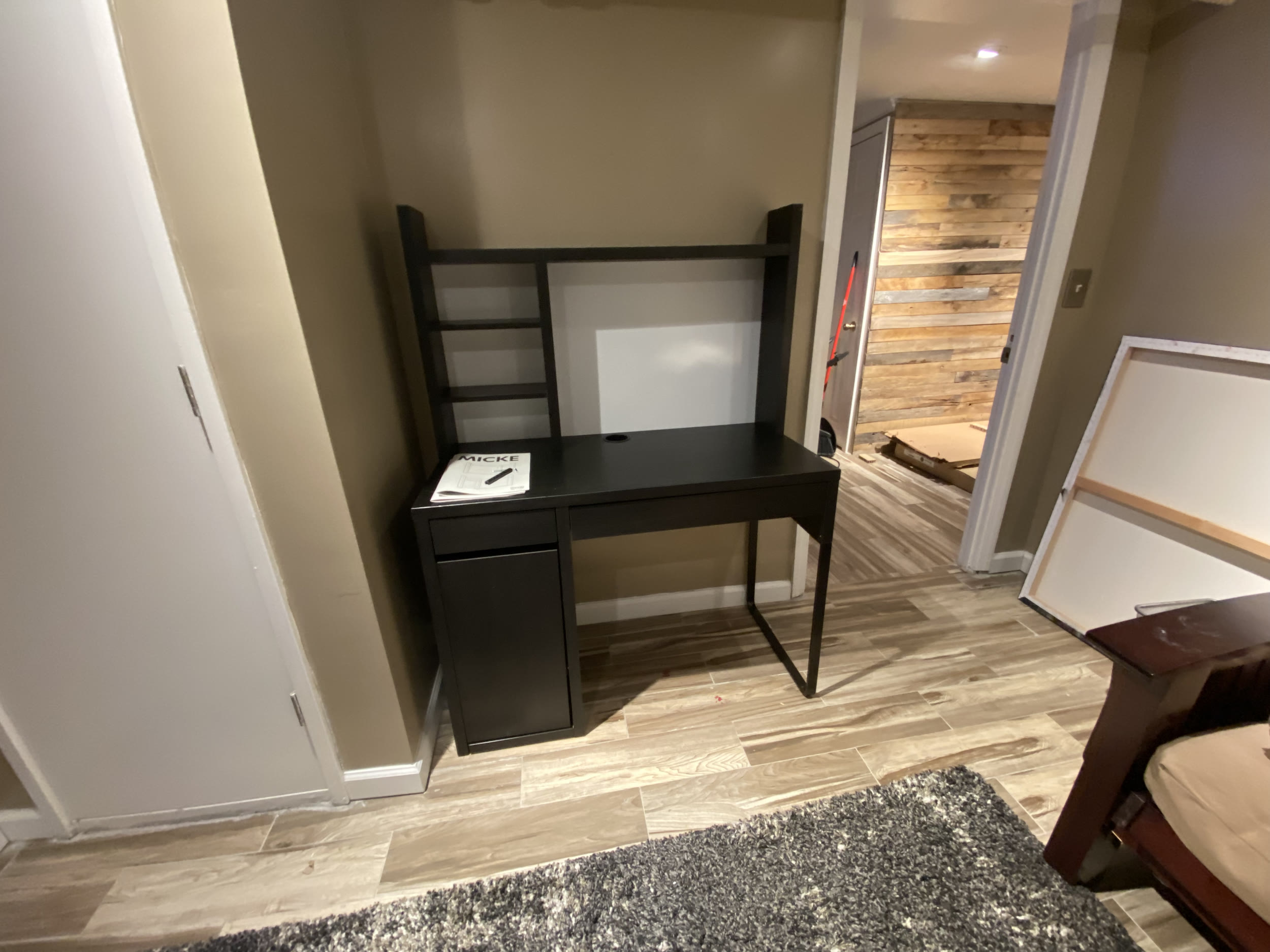IKEA Micke desk assembly in Red Hook, Brooklyn by Jose Does It.